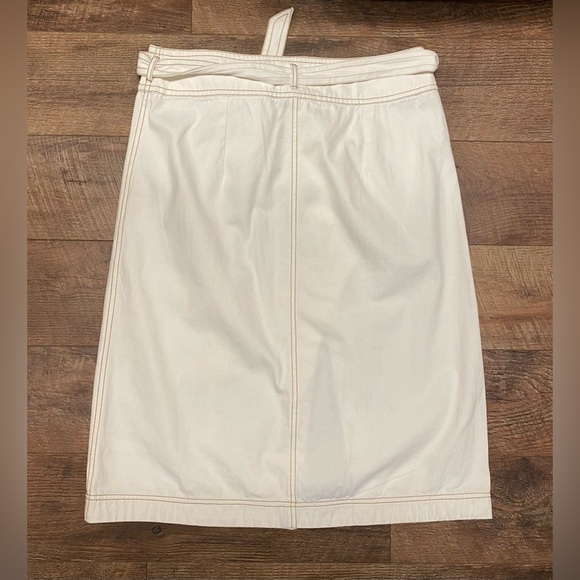 NWT Pilcro Anthropologie Utility Wrap Skirt 100% Cotton Size 14 - Picture 4 of 4